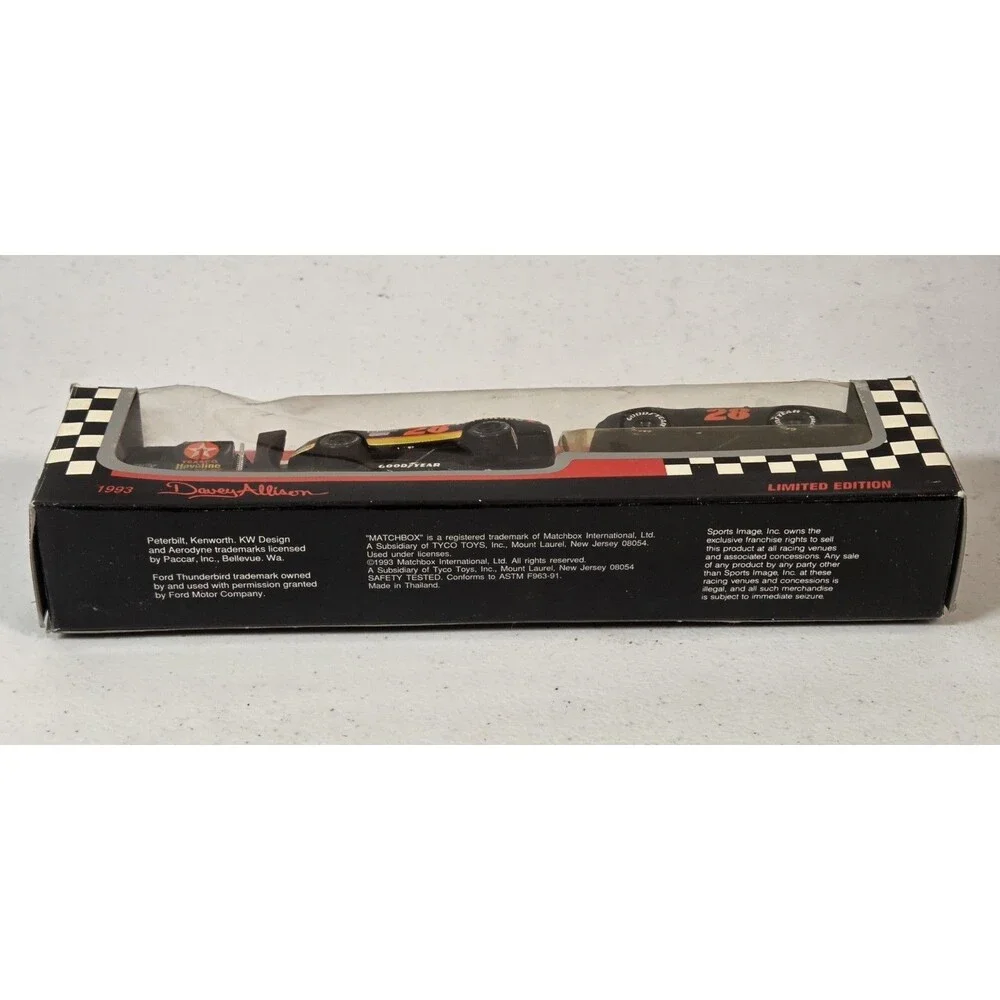 Matchbox Super Star‎ Team Convoy Davey Allison #28 Havoline NASCAR 1993 VG Box